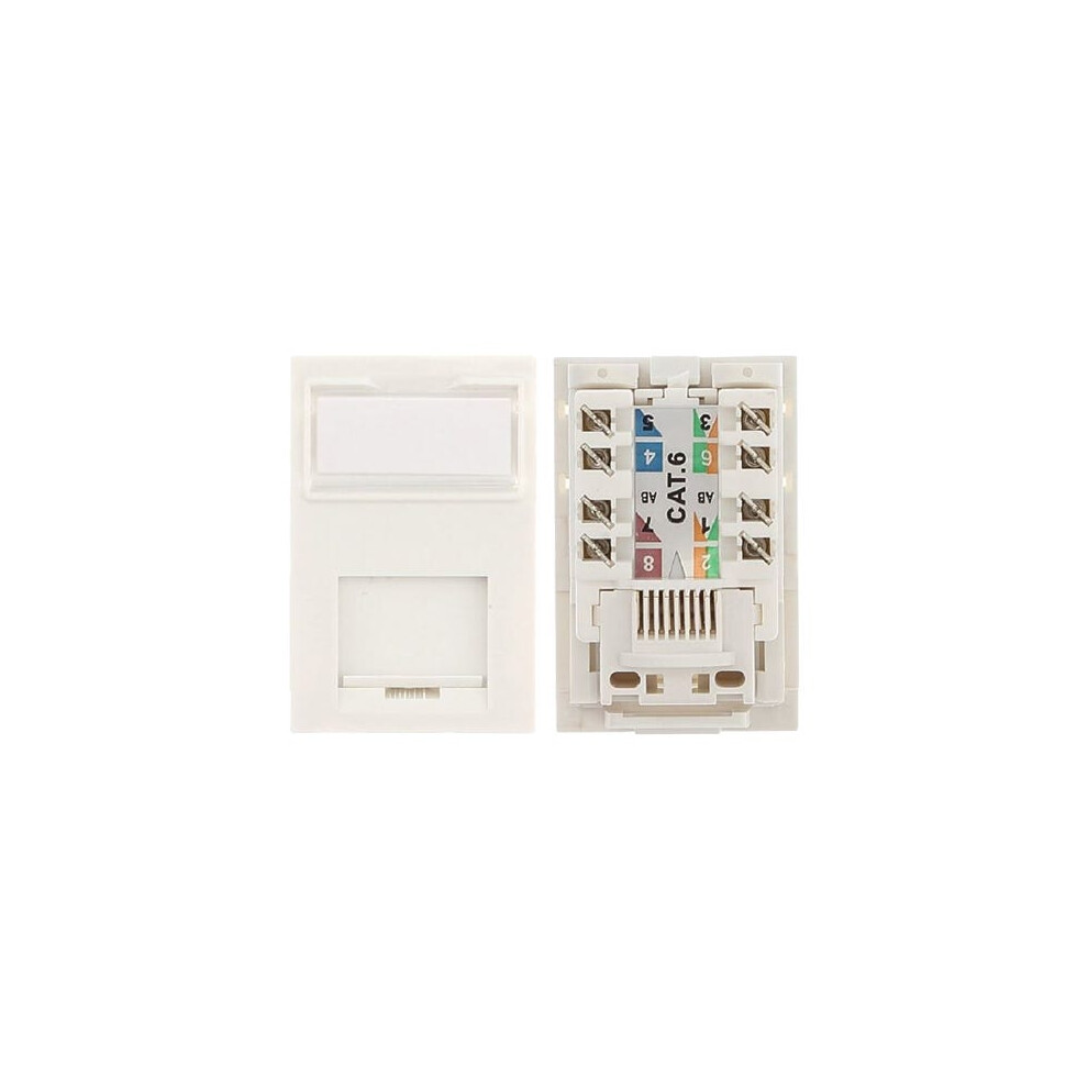 Cablenet Cat6 UTP Module LJ6C White