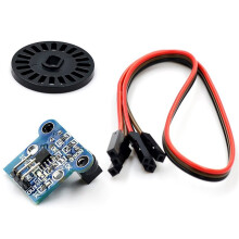 1 Set HC-020K Double Speed Measuring Sensor Module with Photoelectric Encoders Kit Top