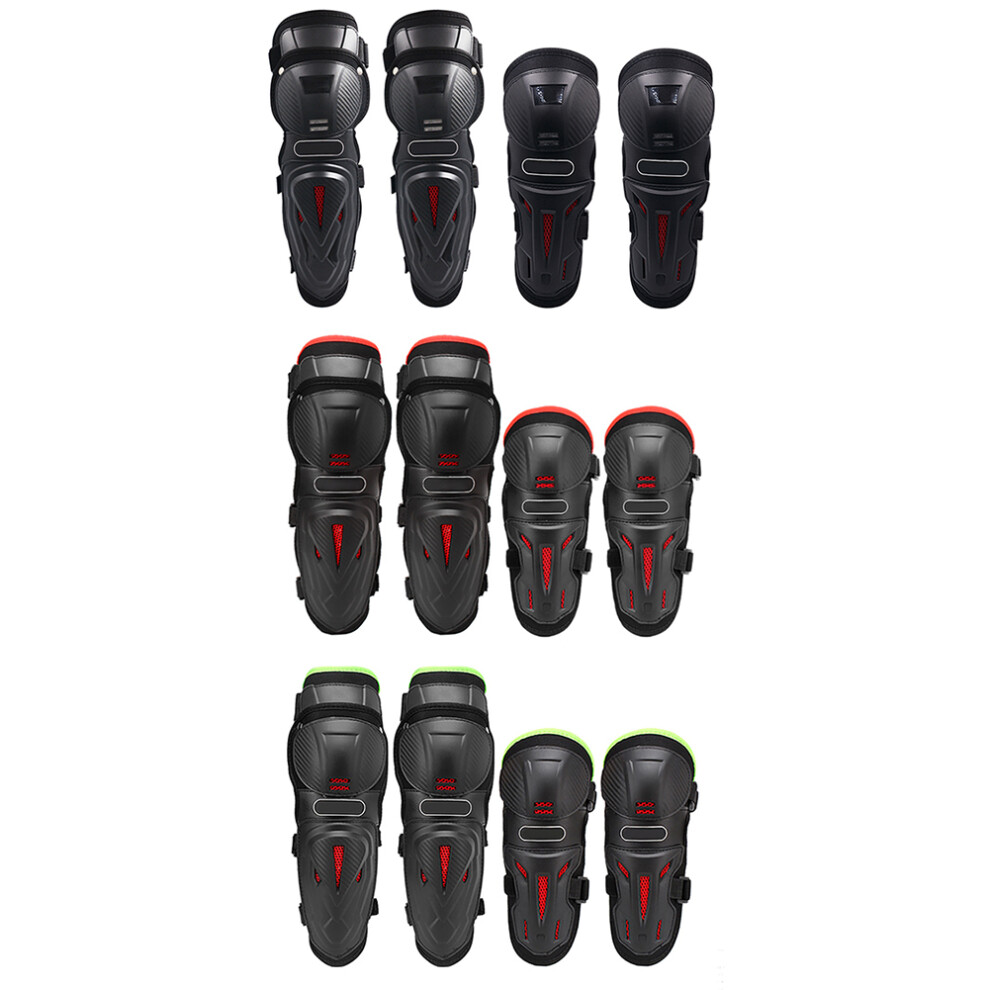 Safety Knee And Elbow Protectors Set Black 7293282027282