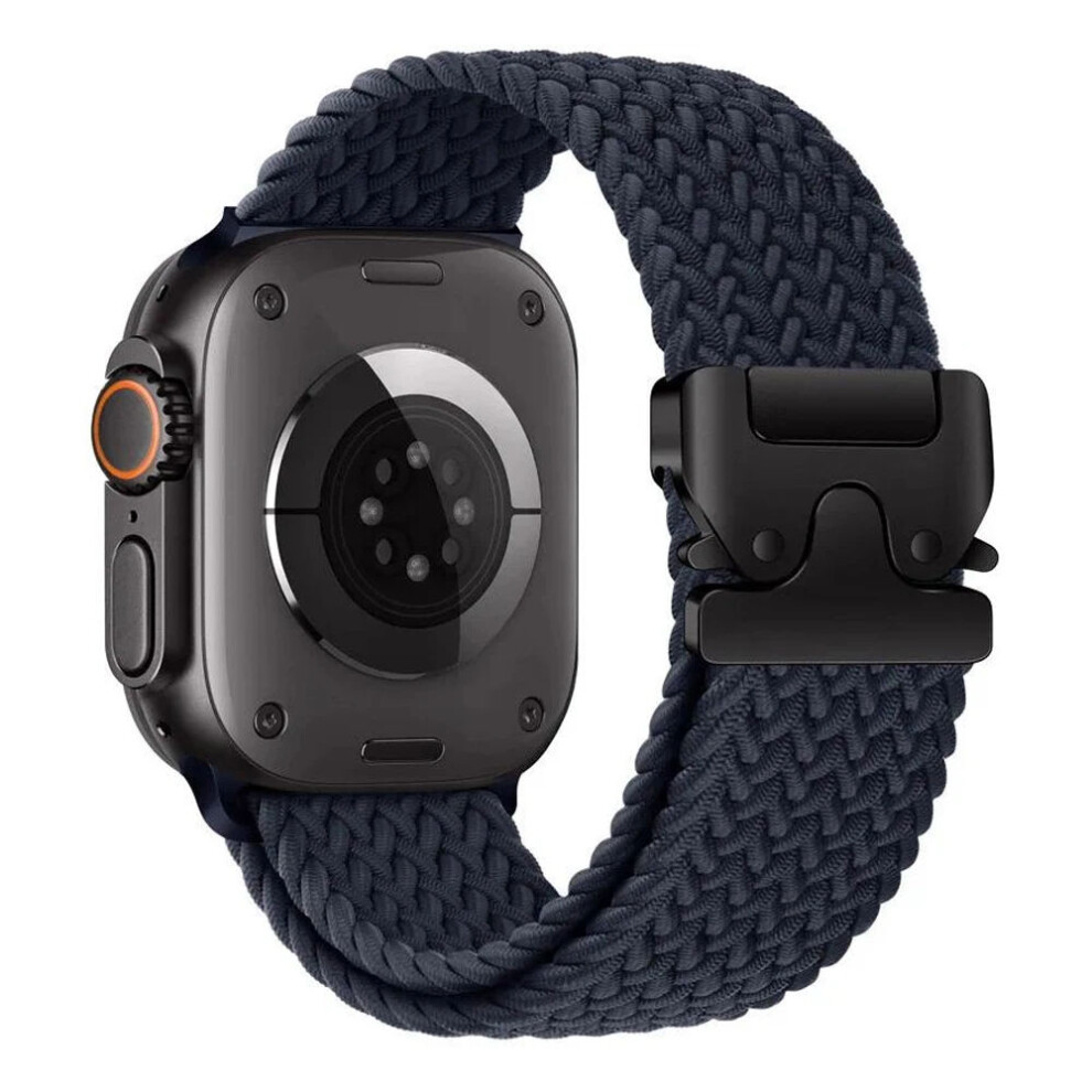 Parachute Straps For Apple Watch 11 10 Braided Bracelet Correa Iwatch Series 9 8 Se 6 7 Midnight | Band Width: 38 40 41 S10-42Mm 5051227670939