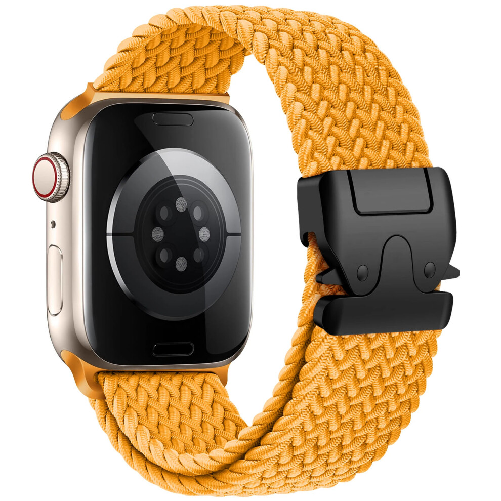 Parachute Straps For Apple Watch 11 10 Braided Bracelet Correa Iwatch Series 9 8 Se 6 7 | Band Width: 38 40 41 S10-42Mm Orange 5051227670977