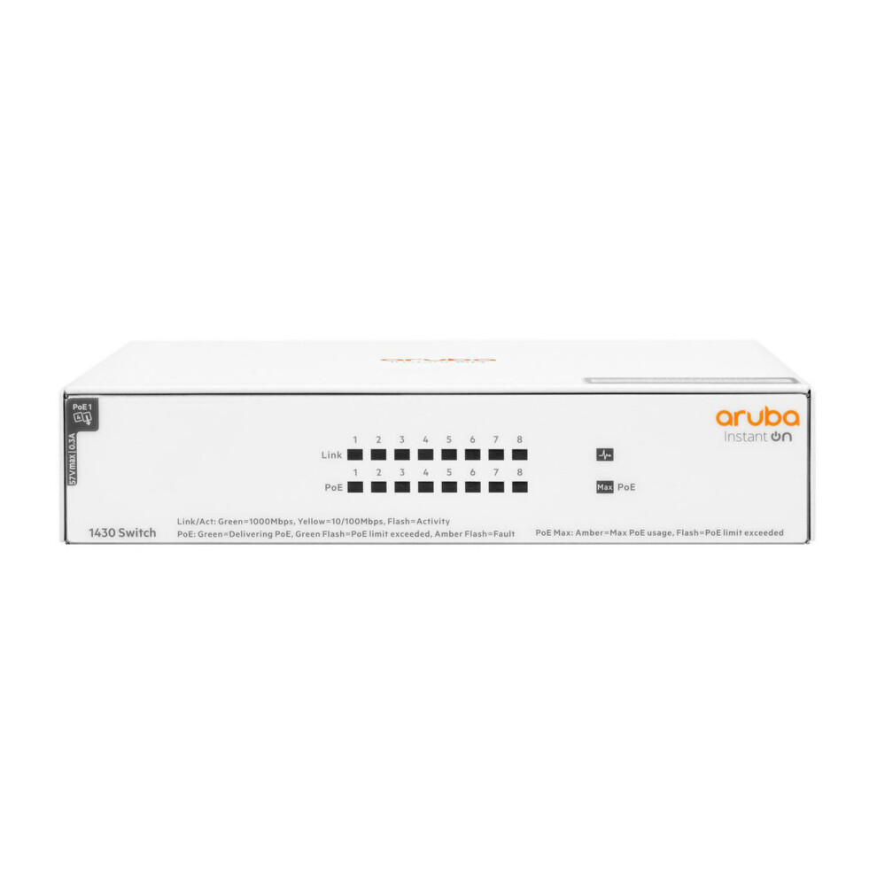 Hewlett Packard Enterprise Aruba Instant On 1430 8G Class4 Poe 64W Switch 5715063417607