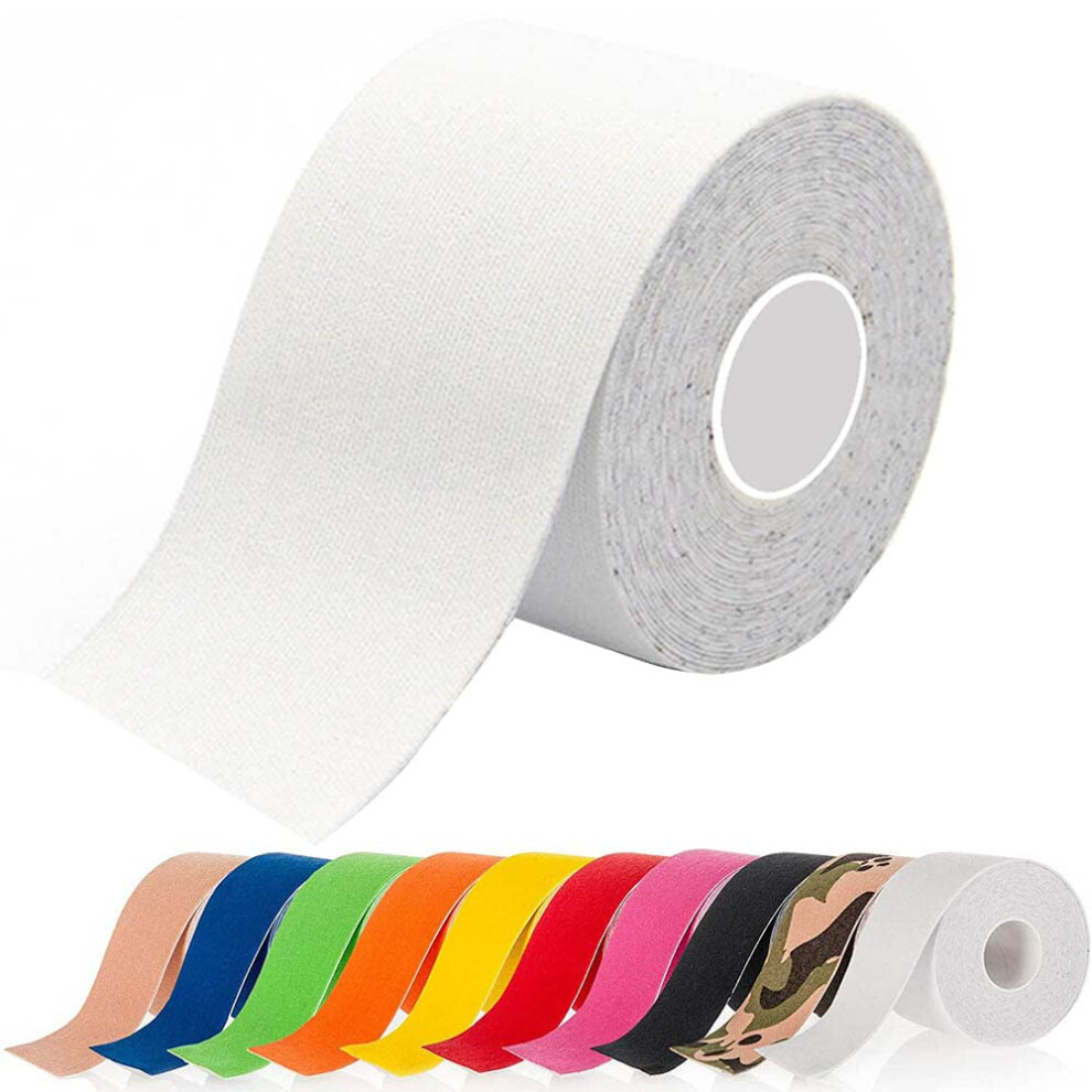 Ateteo Kinesiology Tape | Sports Tape 5M X (2.5/3.8/5/7.5) Cm Roll Of Elastic Muscle Support Tape For Exercise &Injury Recovery