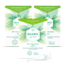 Balance Activ BV Gel, Bacterial Vaginosis Treatment for Women, 3 Pack