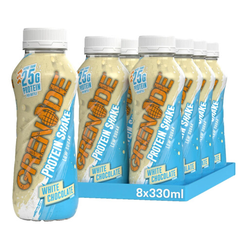 Grenade Grenade White Chocolate High Protein Shake, 8 x 330 ml