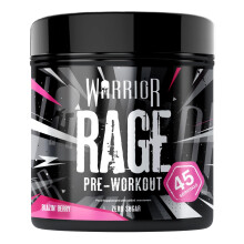 Warrior Rage Pre Workout Powder 392g (45 Servings) – 300mg Caffeine High Stim En