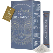 Ancient + Brave True Hydration - Electrolyte Powder 15 x 6g Sachets - Magnesium,