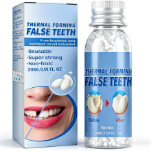 Temporary Tooth Filling Kit, Dental Repair Beads for Mending Gaps and Chipped To