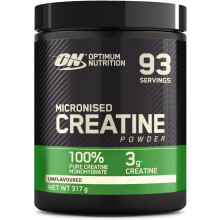 Optimum Nutrition Micronised Creatine Monohydrate Powder, Creatine, Unflavoured,