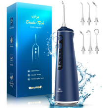 DADA-TECH Water Flosser for Teeth Cordless Oral Irrigator with 7 Jet