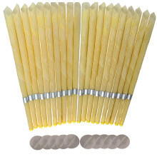 20pcs Ear Candles, Ear Candle Set with Natural Organic Beeswax (drip Protection