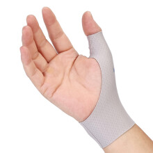 Willcom Thumb Wrist Brace Compression Sleeve (2 PCS) for Protector Support, Soft Elastic Fabric Thumb Spica Splint Glove Liner for Women and Men -Lef