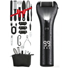 Electric Foot File for Hard Skin Remover, 16 in 1 Rechargeable