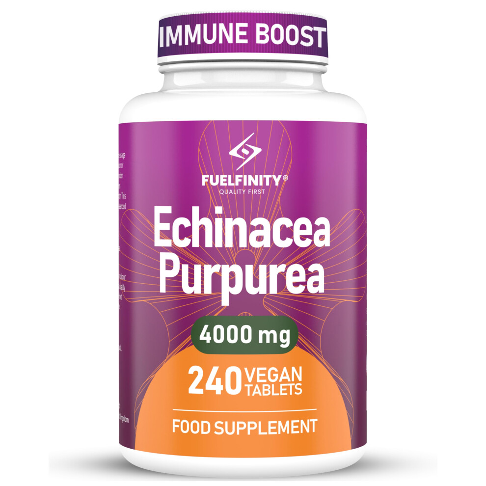 Photos - Vitamins & Minerals Premium UK Echinacea Whole Plant Extract Tablets 240 Tablets of Maximum Strength