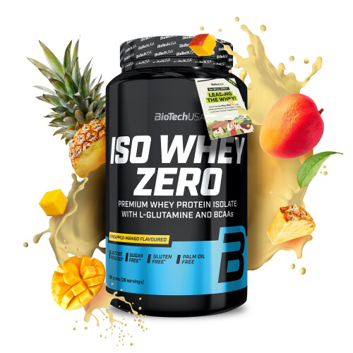 BioTechUSA Iso Whey Zero | Premium Whey Protein Isolate | Grass-Fed | Enzyme-Fre