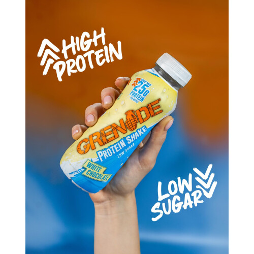 Grenade Grenade White Chocolate High Protein Shake, 8 x 330 ml 2