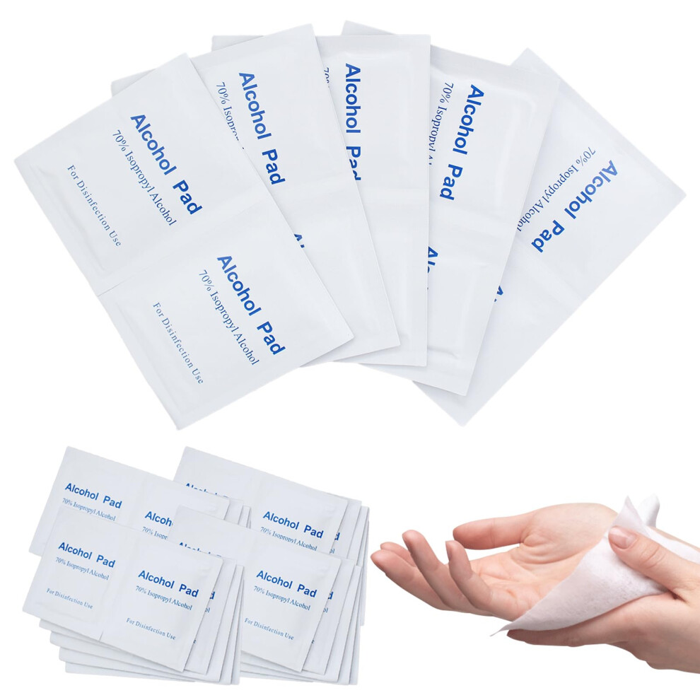 Jjpjl 50 Pieces Alcohol Wipes For Cleaning 10X15cm,Alcohol Swabs,Alcohol Pads,Rubbing Alcohol Wipes For Nails,Alcohol Swab,Individually Packaged,For Cleani
