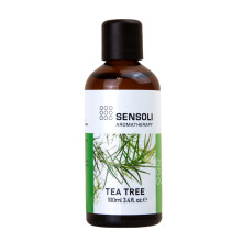 SENSOLI Tea Tree Essential Oil 100ml – 100% Pure Melaleuca Alternifolia, Amber Glass Dropper Bottle – Aromatherapy Essential Oil for Diffusers, Ma