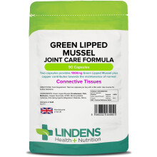 Lindens Green Lipped Mussel 500mg Capsules - 90 Pack - Joint Care Formula in Con