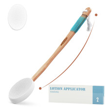 Svarvns Lotion Applicator for Back with 2 Replaceable Pads, 17" Back
