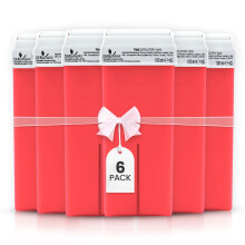 DERMAWAX 6x100ml Pink Roll On Wax Cartridges Refill – Soft Creamy Wax