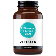 Viridian - L-Theanine and Lemon Balm 90 Veg Caps | 300mg Lemon Balm Extract & 20