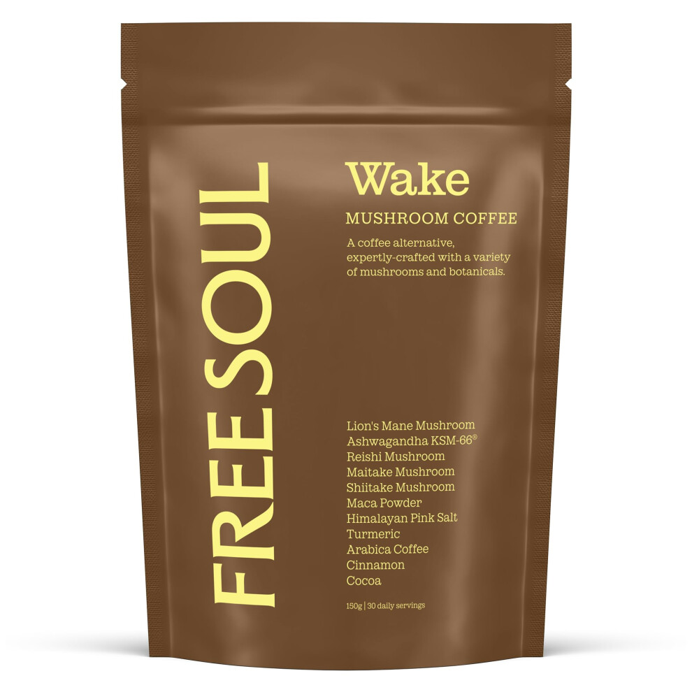 Free Soul Wake | Mushroom Coffee With LionâS Mane & Ksm-66