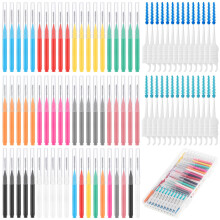RAYITO 255 Pieces Interdental Brushes, 6 Sizes Toothpicks Floss Brushes Dental B