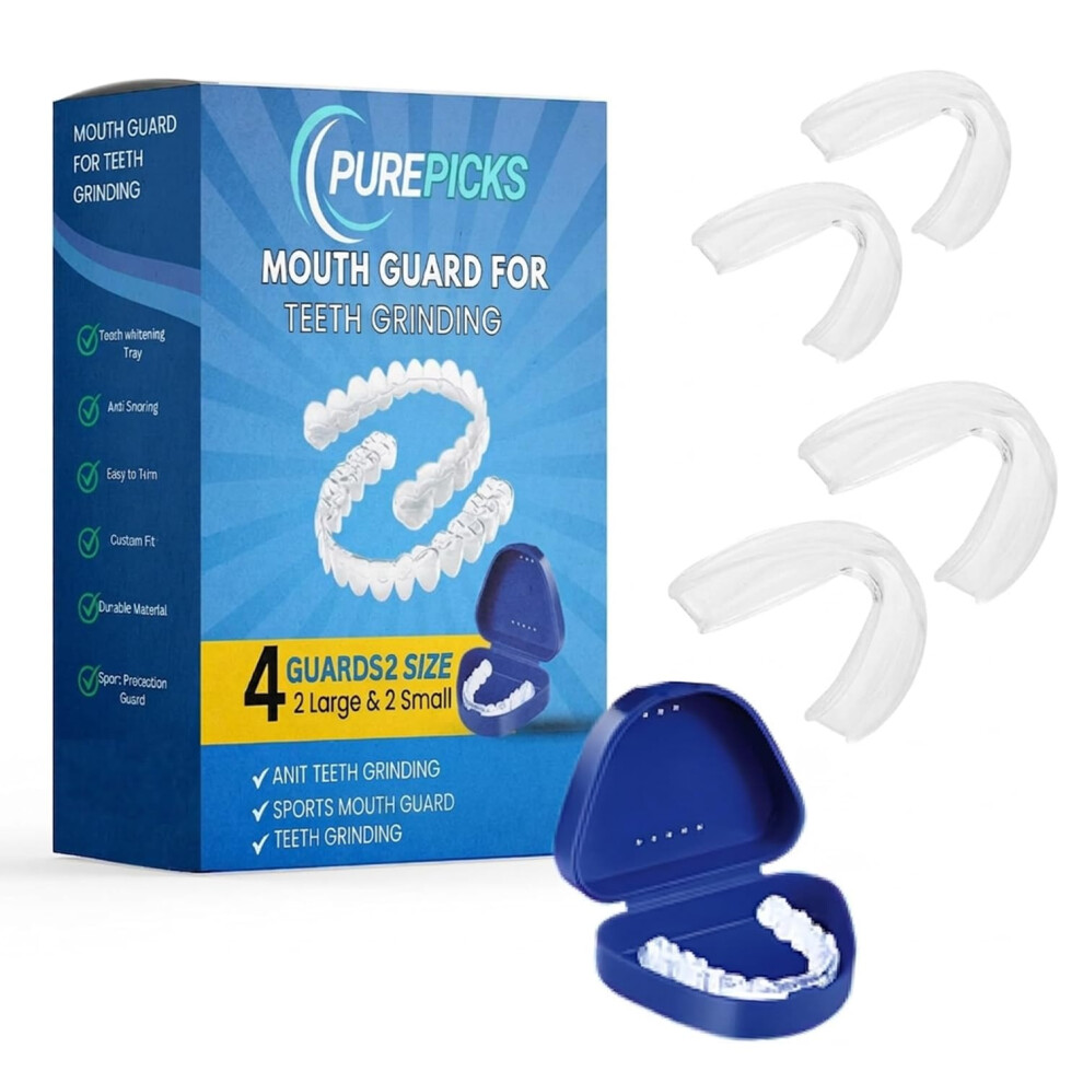 Purepicks Mouth Guard For Teeth Grinding Â Custom Moldable Mouthguard