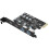 Carte D'Extension PCI Express 2  USB/USB-C 5 Gbit/S USB 3.2 Gen1 USB 3.0 PCIe pour Windows/Linux 1