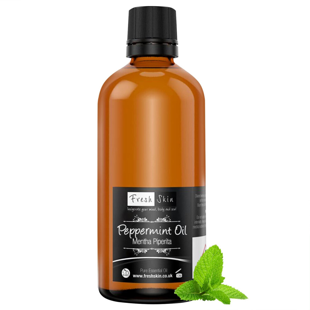 Freshskin Beauty Ltd | Peppermint Essential Oil 100Ml Mentha Piperita - 100% Pure & Natural Essential Oils