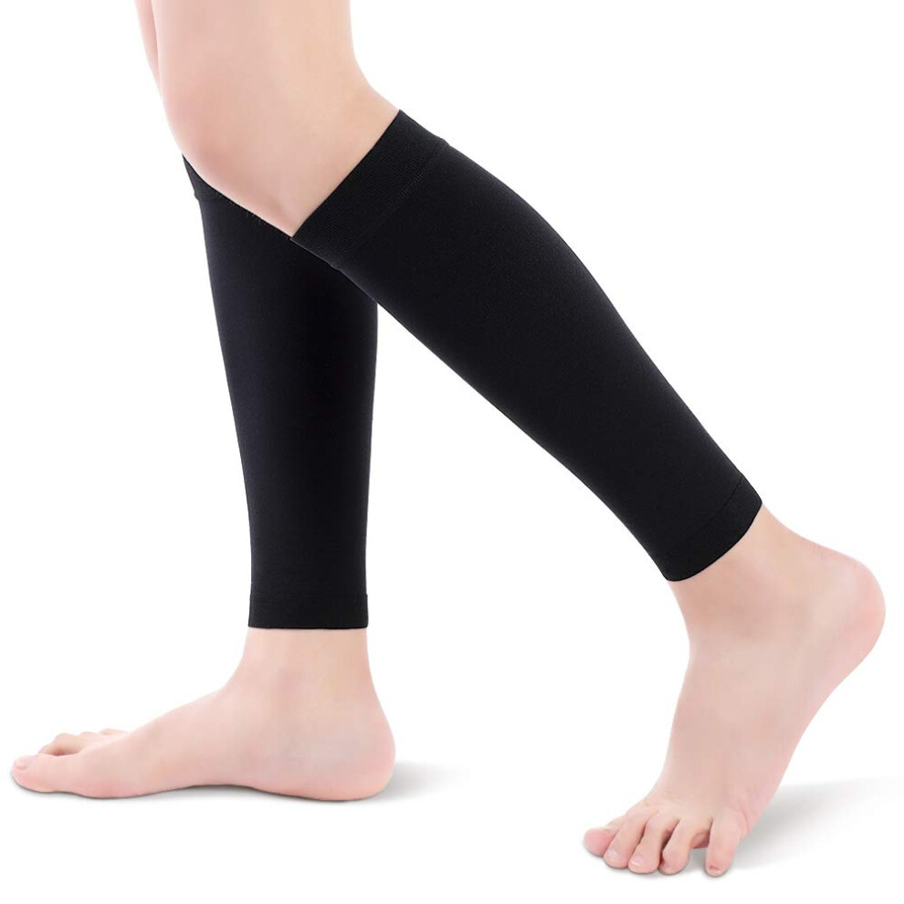 Yosoo Health Gear Compression Calf Sleeves, Compression Stockings With Medical Gradient Compression, 20-30Mmhg Footless Calf Compression Socks For Shin Splint, Varicos
