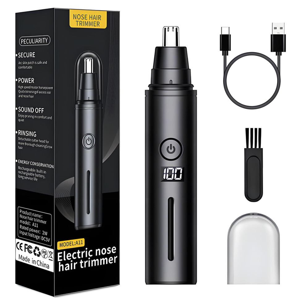 Xynovate Nose Hair Trimmer For Men And Women, Rechargeable Usb Nose