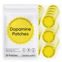 Dopamine Patches 30pcs, Mood Support Patches with Mucuna & 5-HTP, Mood Boost & P