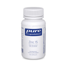 Pure Encapsulations Zinc 15 - Zinc Picolinate 15mg - Highly Absorbable Hypoallergenic Immune System Supplement - Fertility Supplem
