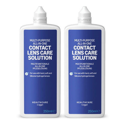Healthcare by Amazon All-in-One Contact Lens Solution 2 x 250 ml