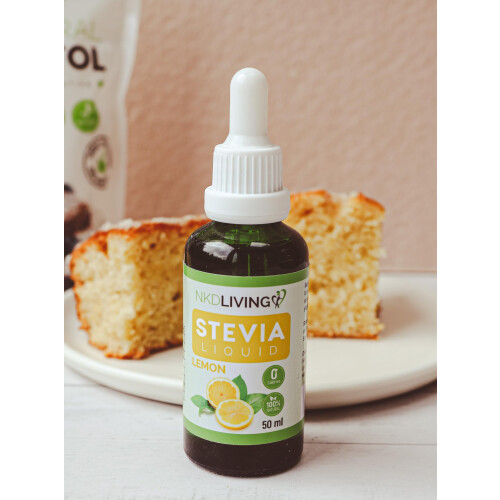 NKD Living Pure Stevia Liquid Drops 50ml (Lemon) 1