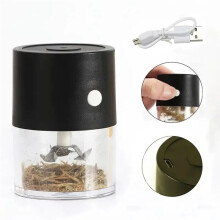 Moedor EléTrico de Ervas, Triturador de Tabaco, Carregamento Usb, AcessóRios para Fumar em Casa, Ferramentas de Cozinha DoméStica, Roxo