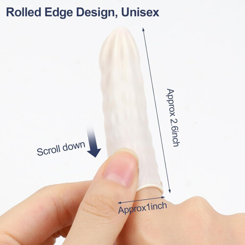 Finger Cot - 100pcs Latex Finger Cots Medium Latex Finger 1
