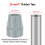 supregear 4X 25mm Rubber Walking Sticks Ends, Heavy Duty Rubber 2