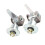 17mm Steering Knuckle Flange Set 6