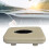 Beige Leather Car Tissue Holder Visor 7