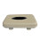 Car Tissue Holder Microfiber Leather Beige 11