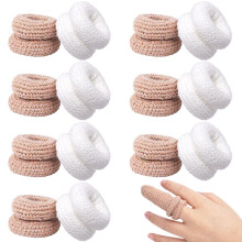 VARMDUKKE 14PCS Fingerbandagen für Fingerspitzen, atmungsaktive Fingerkappen für Wunden