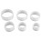 6 Pcs mould punch Pastry Biscuit Cake Fondant sugar paste Round Cutter 1