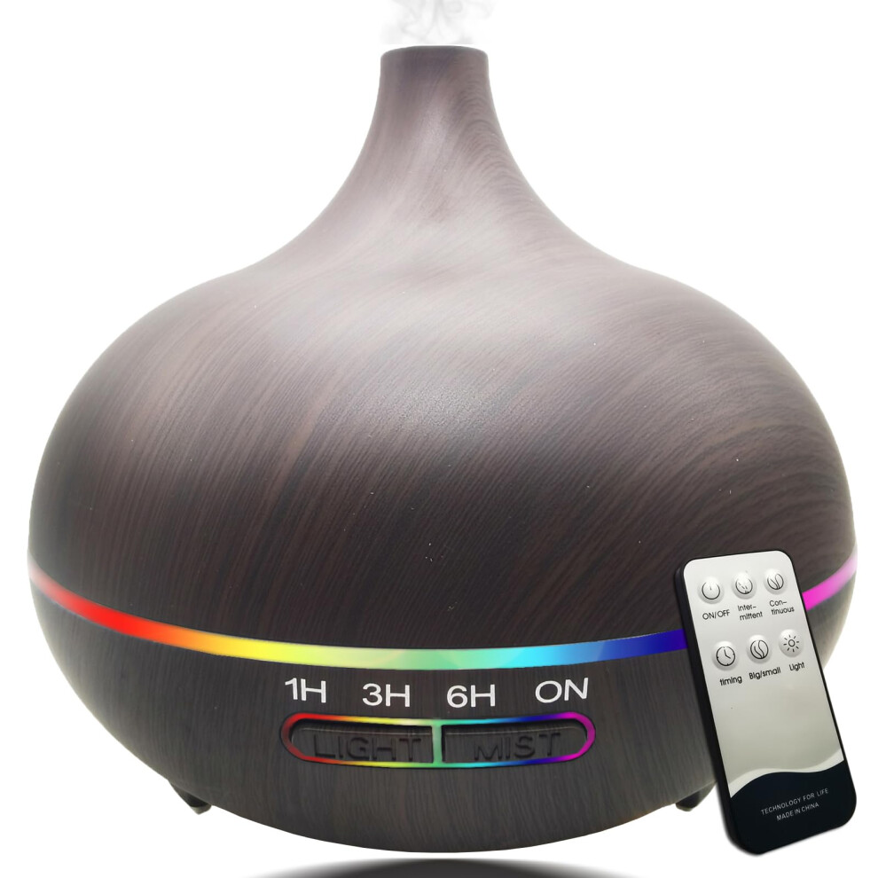 Lapeort Diffusers For Essential Oils Large Room 550Ml Aroma Diffuser For Home, Ultra Quiet Aromatherapy Essential Oil Diffuser, Ultrasonic Cool Mist Humidifie