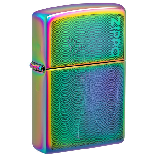 Zippo Accendino Zippo Design Fiamma Dimensionale Multicolore