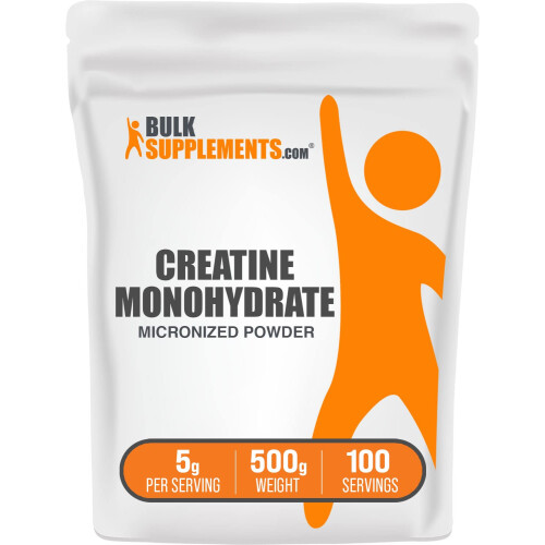 BulkSupplements.com Creatine Monohydraat Poeder - Creatine Supplement, Micronized Creatine, 5g (5000mg)