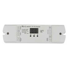 Transformateur DMX vers 1-10 V 4 canaux avec affichage numérique CC 12 V-24 V