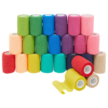 Juvale Selbsthaftende Bandage - Elastisches Sporttape & Tierarztbandage - Handreißbares Design
